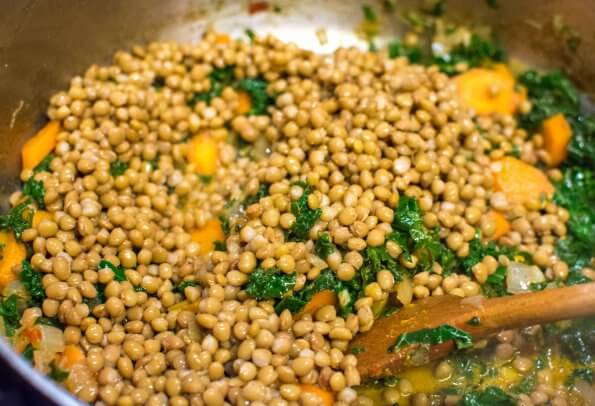 brown lentils