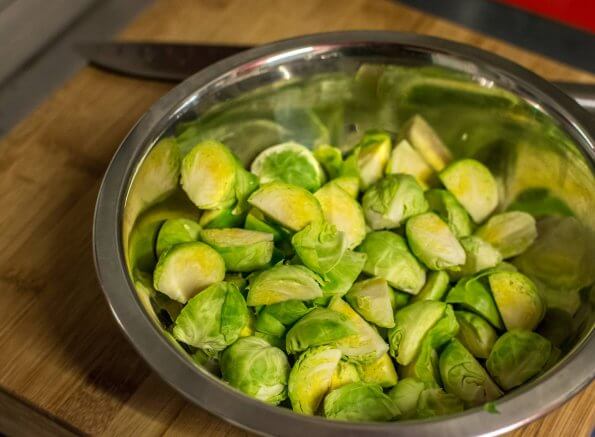 Brussels sprouts, chopped