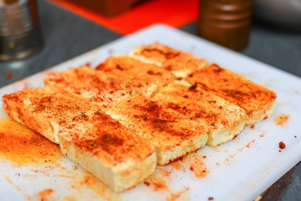 Tofu with spices