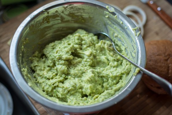 Guacamole in a bowl