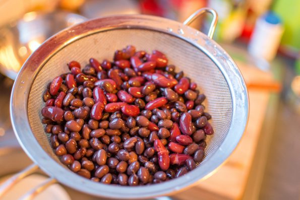 Red and black beans